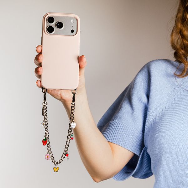 Selencia Cover posteriore Rivièra con MagSafe con ganci rimovibili Samsung Galaxy A37 (5G) - Sorbet Pink