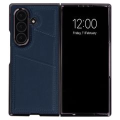 imoshion Cover posteriore MagSafe in pelle sintetica con portacarte Samsung Galaxy Z Fold 8 Ultra - Blu scuro