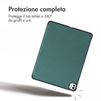 imoshion Cover a libro Trifold Apple iPad Pro 13 (2025) M5 / (2024) M4 - Verde scuro