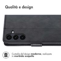 imoshion Cover a libro di Lusso Samsung Galaxy S25 FE - Nero