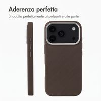 Accezz Cover Mesh con MagSafe Apple iPhone 17 Pro Max - Marrone