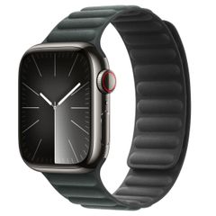 Apple Cinturino Magnetic Link in FineWoven Apple Watch | 38/40/41/42 mm - Taglia M/L - Evergreen