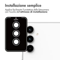 imoshion 2 Pack protezione lente fotocamera Samsung Galaxy A35 - Nero