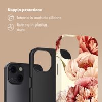 Selencia Cover Posteriore Vivid Apple iPhone 13 - Vintage Peony