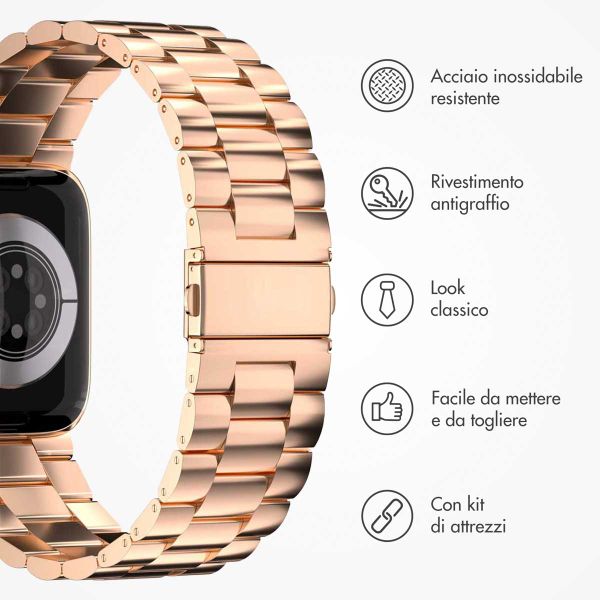 imoshion Cinturino in acciaio Apple Watch | 44/45/46/49 mm - Oro rosa