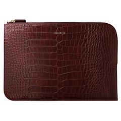 Selencia Cover per laptop Croco 15-16 pollici - Burgundy