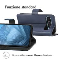 imoshion Cover a libro di Lusso Google Pixel 9 / 9 Pro - Blu scuro