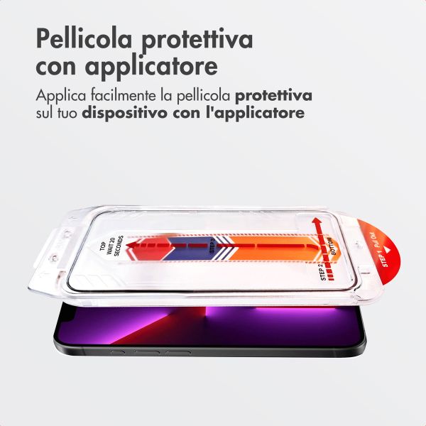 Accezz Vetro temperato + Applicatore Apple iPhone 17e / 16e / 14 / 13 / 13 Pro