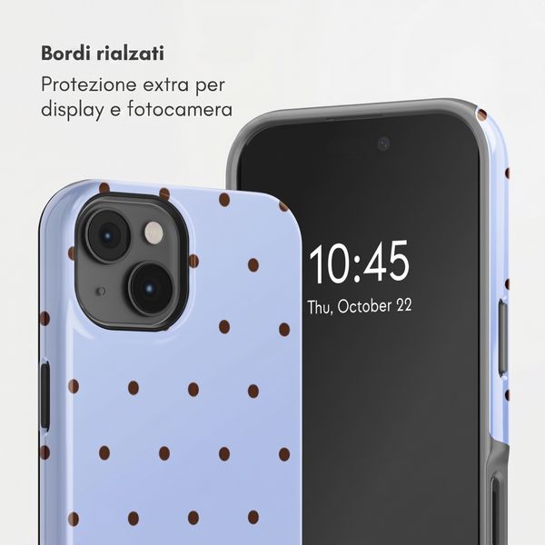 Selencia Cover Posteriore Vivid Apple iPhone 14 - Happy Dots Digital Sky