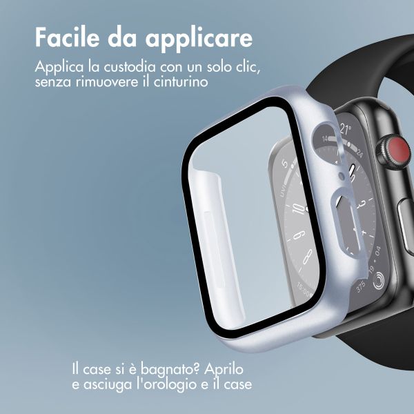 imoshion Cover rigida integrale Apple Watch 7 / 8 / 9 - 45 mm - Argento