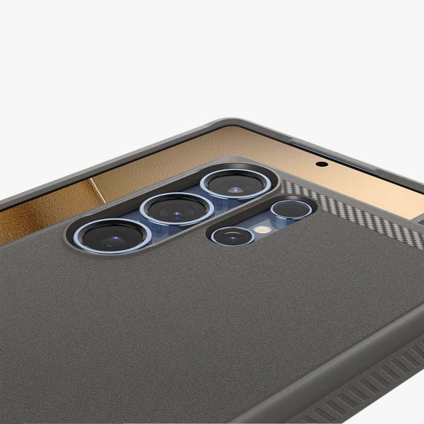 Spigen Cover Rugged Armor con MagSafe Samsung Galaxy S25 Ultra - Marble Gray