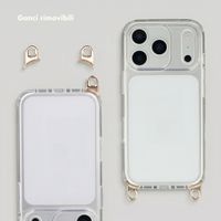 Selencia Cover con ganci removibili Apple iPhone 18 Pro / 17 Pro - Trasparente