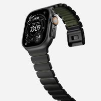 Nomad Cinturino Stratos Apple Watch | 44/45/46/49 mm - Forest Green / Black Titanium