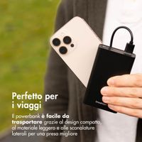 imoshion Powerbank in alluminio Ultra Series 20.000 mAh - Ricarica rapida fino a 33 watt - Nero