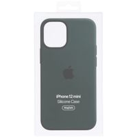 Apple Cover Posteriore in Silicone con MagSafe Apple iPhone 12 Mini - Cypress Green