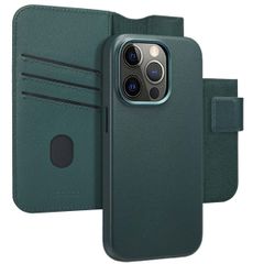 Accezz Cover in pelle 2 in 1 con MagSafe Apple iPhone 14 Pro - Cedar Green