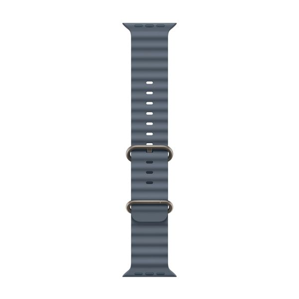 Apple Cinturino Ocean Apple Watch | 44/45/46/49 mm - Anchor Blue / Natural Titanium