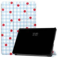 imoshion Cover Trifold Design Samsung Galaxy Tab S9 11.0 pollici / S10 Lite / S10 FE / S9 FE 10.9 pollici - Cherry Check