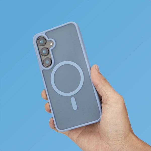 imoshion Cover posteriore Color Guard con MagSafe Samsung Galaxy S24 Plus - Azzurro
