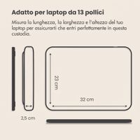 imoshion Custodia per laptop con tasca 13 pollici - Candy Pink