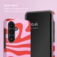 Selencia Cover posteriore Vivid con MagSafe Samsung Galaxy S26 - Dream Swirl Pink