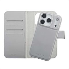 Accezz Cover a libro Edge rimovibile con MagSafe Apple iPhone 18 Pro / 17 Pro - Grigio