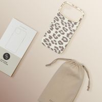 Selencia Cover Sabi Stampa pantera con MagSafe Apple iPhone 17 Pro Max - Soft Ivory