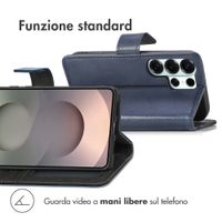 imoshion Cover a libro di Lusso Samsung Galaxy S26 Ultra - Blu scuro