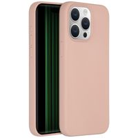 Accezz Cover in silicone liquido con MagSafe Apple iPhone 15 Pro Max - Rosa
