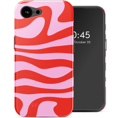 Selencia Cover posteriore Vivid con MagSafe Apple iPhone 17e / 16e - Dream Swirl Pink