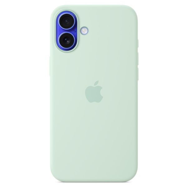 Apple Cover Posteriore in Silicone con MagSafe Apple iPhone 16 Plus - Aquamarine