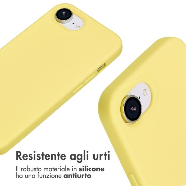 imoshion Cover in Silicone con Cordino Apple iPhone 17e / 16e - Giallo