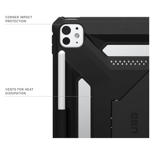 UAG Custodia posteriore Scout Plus con supporto Apple iPad Pro 11 (2025) M5 / (2024) M4 - Black