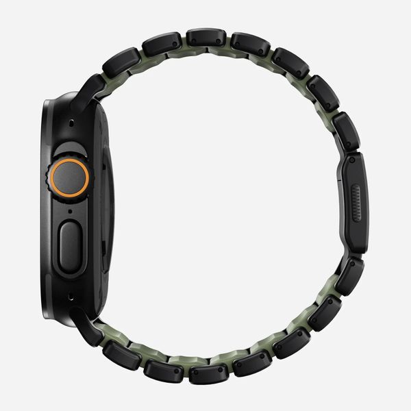 Nomad Cinturino Stratos Apple Watch | 44/45/46/49 mm - Forest Green / Black Titanium
