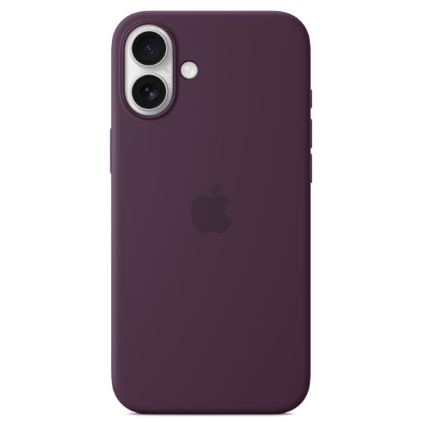 Apple Cover Posteriore in Silicone con MagSafe Apple iPhone 16 Plus - Plum