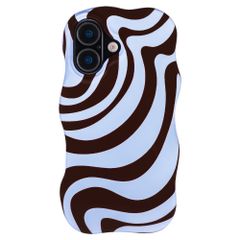 Selencia Cover Vivid Wavy con MagSafe Apple iPhone 17 - Dream Swirl Chocolate