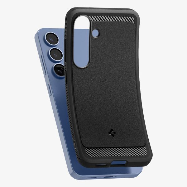 Spigen Cover Rugged Armor con MagSafe Samsung Galaxy S25 - Matte Black