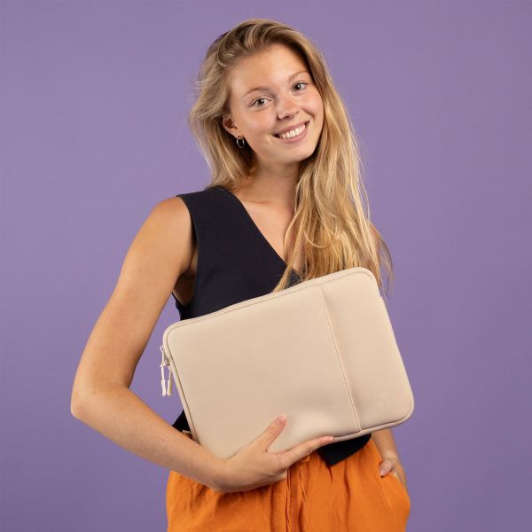 imoshion Cover per laptop 13 pollici - Laptopsleeve con tasca - Sandstone