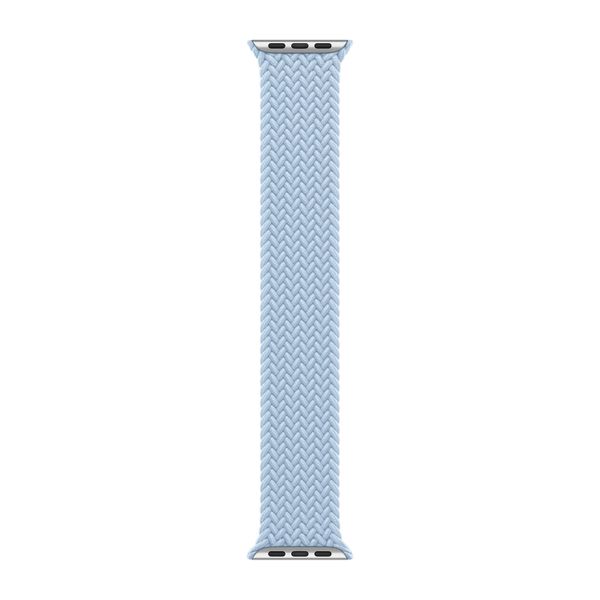 Apple Cinturino Solo intrecciato Apple Watch | 38/40/41/42 mm - Taglia 4 - Light Blue