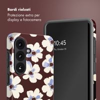 Selencia Cover posteriore Vivid con MagSafe Samsung Galaxy S26 FE - Choco Flower Pop