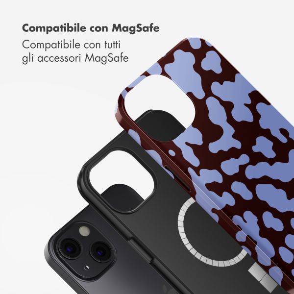 Selencia Cover posteriore Vivid con MagSafe Apple iPhone 13 - Moo'd Lavender Glow