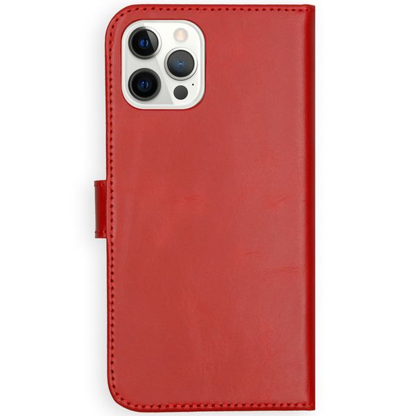 Selencia Cover a libro in vera pelle Apple iPhone 12 Pro Max - Rosso