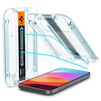 Spigen Vetro temperato GLAStR EZ Fit, confezione da 2 + Applicatore Apple iPhone 16 / 15