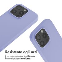 imoshion Cover in Silicone con Cordino Apple iPhone 16 Pro - Viola