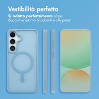 imoshion Cover posteriore Color Guard con MagSafe Samsung Galaxy S25 Plus - Azzurro