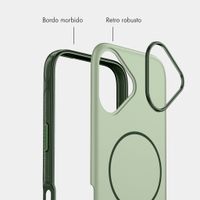 imoshion Cover posteriore Color con Thin MagSafe Ring Apple iPhone 17 - Verde scuro