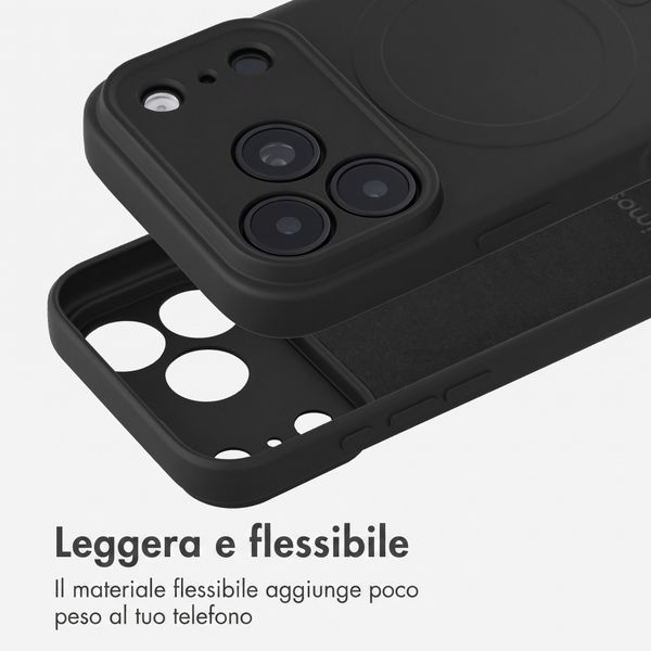imoshion Cover Posteriore Colorata con MagSafe Apple iPhone 18 Pro / 17 Pro - Nero