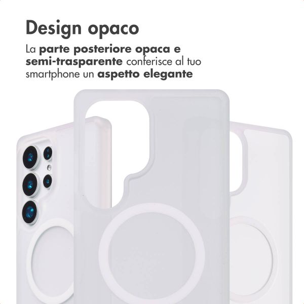 imoshion Cover posteriore Color Guard con MagSafe Samsung Galaxy S25 Ultra - Bianco