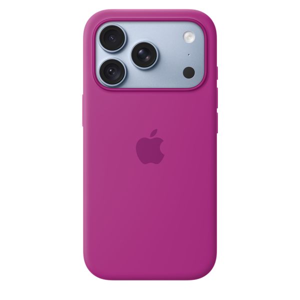 Apple Cover in silicone con MagSafe Apple iPhone 18 Pro - Magenta