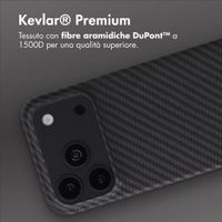Accezz Cover MagSafe Kevlar® Apple iPhone 18 Pro / 17 Pro - Nero